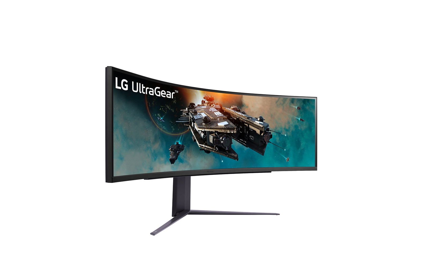 LG UltraGear? 49 Zoll 240Hz Curved Gaming Monitor mit 1ms, DQHD, HDR 1000, FreeSync Premium Pro, 49GR85DC-B