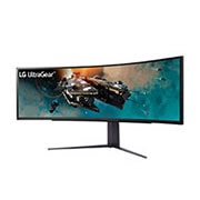LG UltraGear? 49 Zoll 240Hz Curved Gaming Monitor mit 1ms, DQHD, HDR 1000, FreeSync Premium Pro, 49GR85DC-B