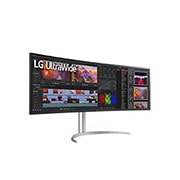 LG 49 Zoll UltraWide? Monitor mit Dual QHD-Aufl?sung und Nano IPS, 49WQ95X-W