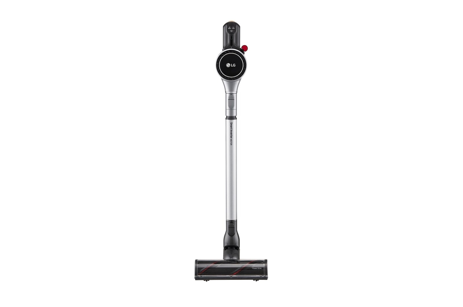 LG Akku-Staubsauger Fantasy Silver (112cm hoch) mit zwei Akkus, drei verschiedenen Saugstufen & Smart Inverter Motor? | A9K-CORE1S, A9K-CORE1S