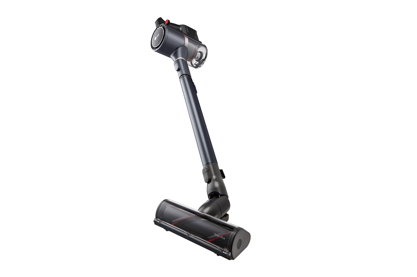 LG Akku-Staubsauger Iron Grey (112cm hoch) mit zwei Akkus, drei verschiedenen Saugstufen & Smart Inverter Motor? | A9K-PRO1G, A9K-PRO1G