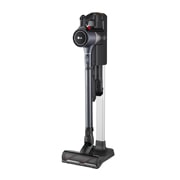 LG Akku-Staubsauger Iron Grey (112cm hoch) mit zwei Akkus, drei verschiedenen Saugstufen & Smart Inverter Motor? | A9K-PRO1G, A9K-PRO1G