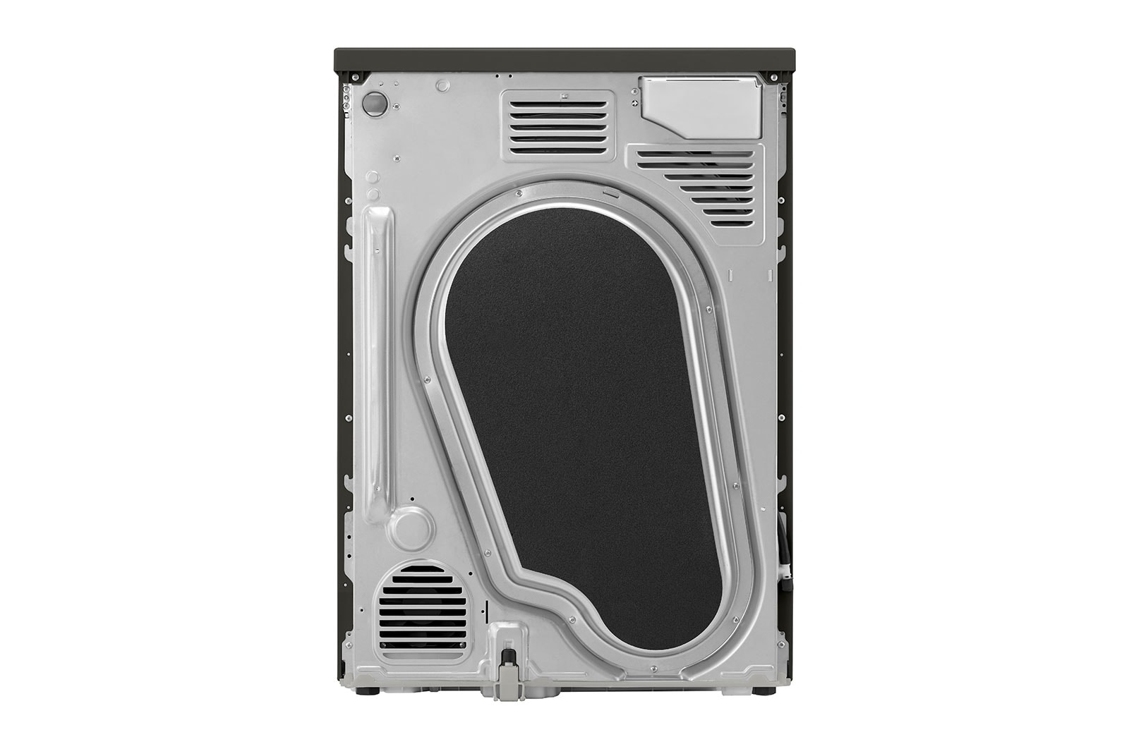 LG Trockner Schwarz (C, 8 kg) mit Dual Inverter W?rmepumpentechnologie & selbstreinigendem Kondensator I RT80V9B, RT80V9B