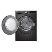 LG Trockner Schwarz (C, 8 kg) mit Dual Inverter W?rmepumpentechnologie & selbstreinigendem Kondensator I RT80V9B, RT80V9B