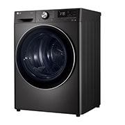 LG Trockner Schwarz (C, 8 kg) mit Dual Inverter W?rmepumpentechnologie & selbstreinigendem Kondensator I RT80V9B, RT80V9B