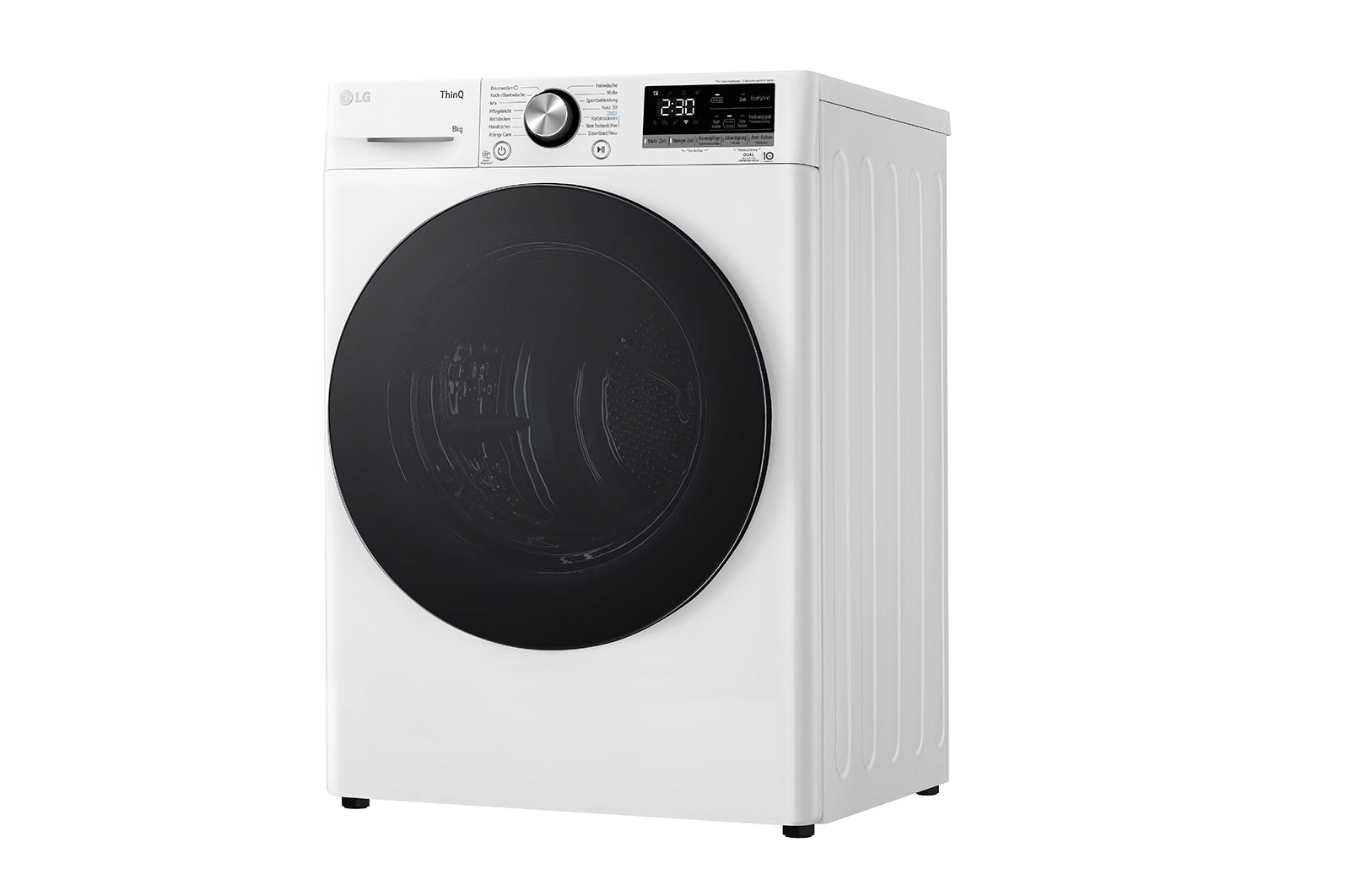 LG Trockner Wei? (A+++, 8 kg) mit Dual Inverter W?rmepumpentechnologie & selbstreinigendem Kondensator I RT80V9W, RT80V9W