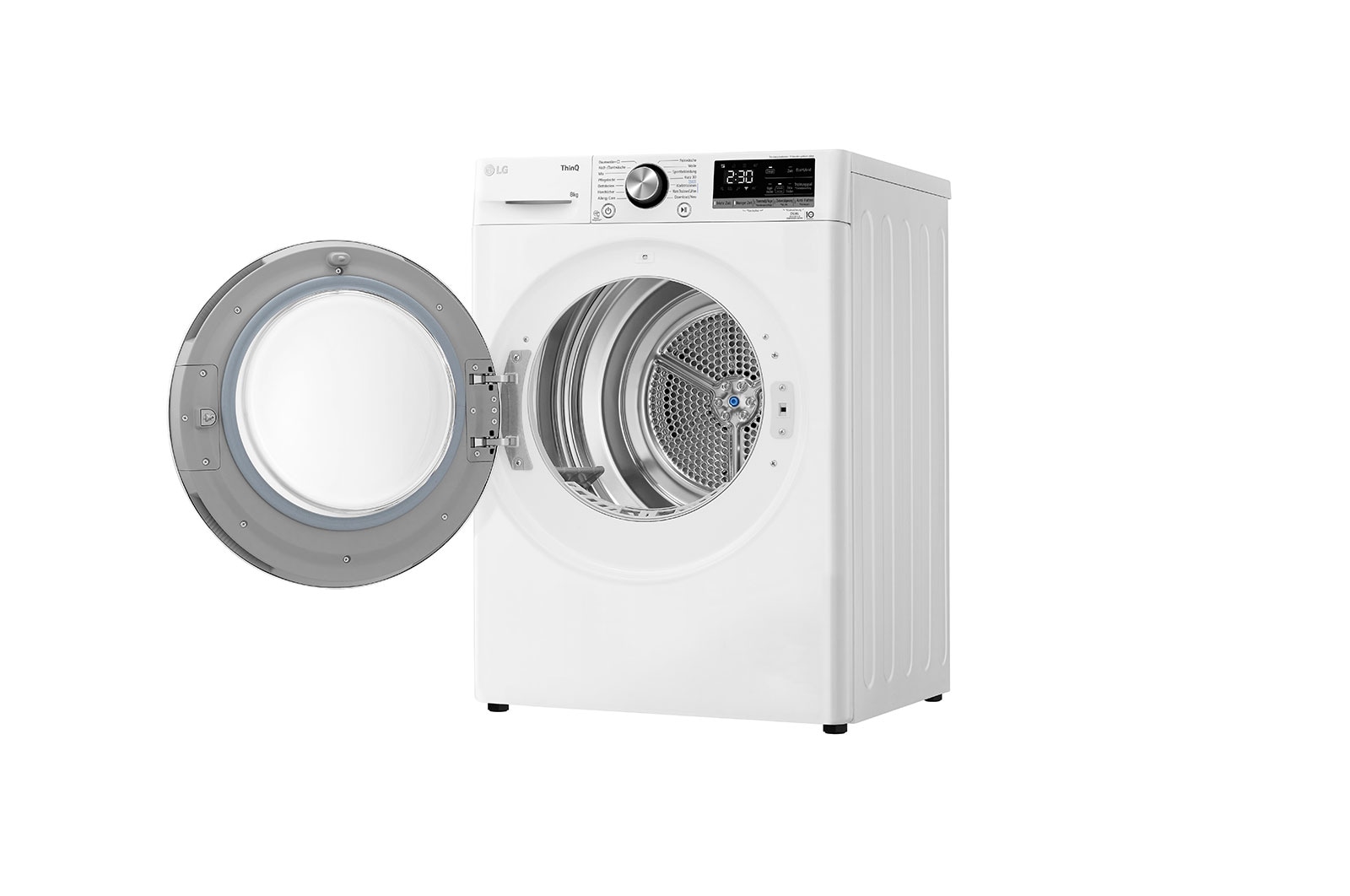LG Trockner Wei? (A+++, 8 kg) mit Dual Inverter W?rmepumpentechnologie & selbstreinigendem Kondensator I RT80V9W, RT80V9W