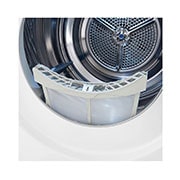 LG Trockner Wei? (A+++, 9 kg) mit Dual Inverter W?rmepumpentechnologie & selbstreinigendem Kondensator I RT90V9W, RT90V9W