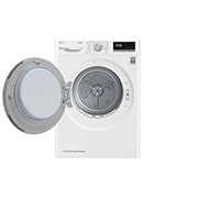 LG Trockner Wei? (A++, 8 kg) mit Dual Inverter W?rmepumpentechnologie & selbstreinigendem Kondensator I V3RT8N, V3RT8N