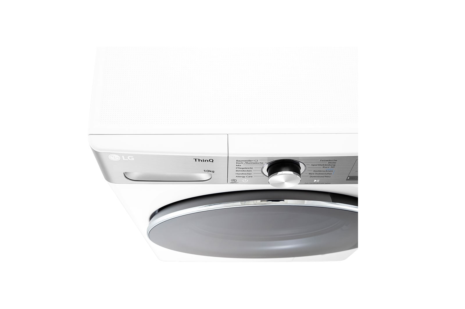 LG Trockner Wei? (A+++, 10 kg) mit Dual Inverter W?rmepumpentechnologie & selbstreinigendem Kondensator I V9A2XT, V9A2XT