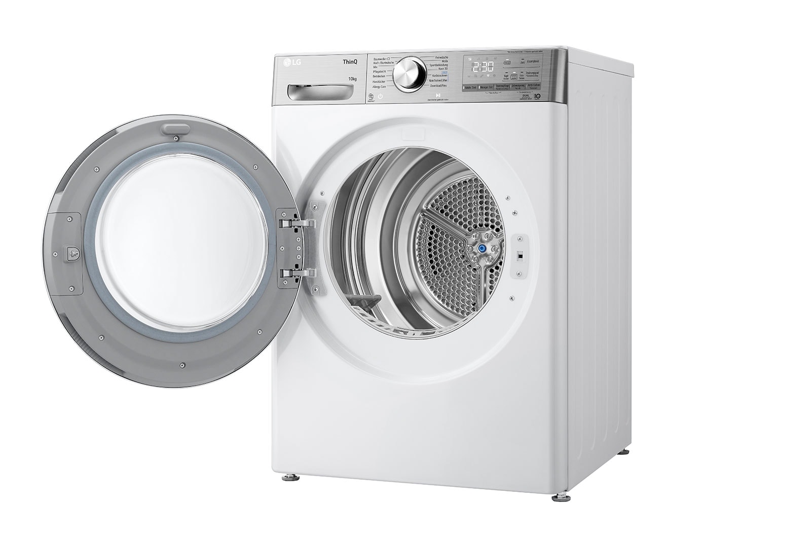 LG Trockner Wei? (A+++, 10 kg) mit Dual Inverter W?rmepumpentechnologie & selbstreinigendem Kondensator I V9A2XT, V9A2XT