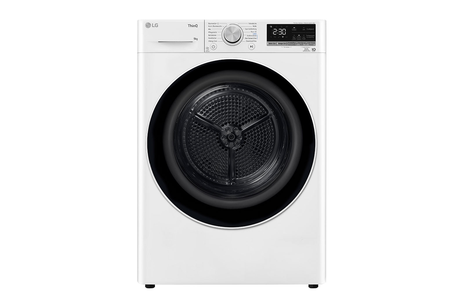 LG Trockner Wei? (A+++, 9 kg) mit Dual Inverter W?rmepumpentechnologie & selbstreinigendem Kondensator I V9R09TC, V9R09TC