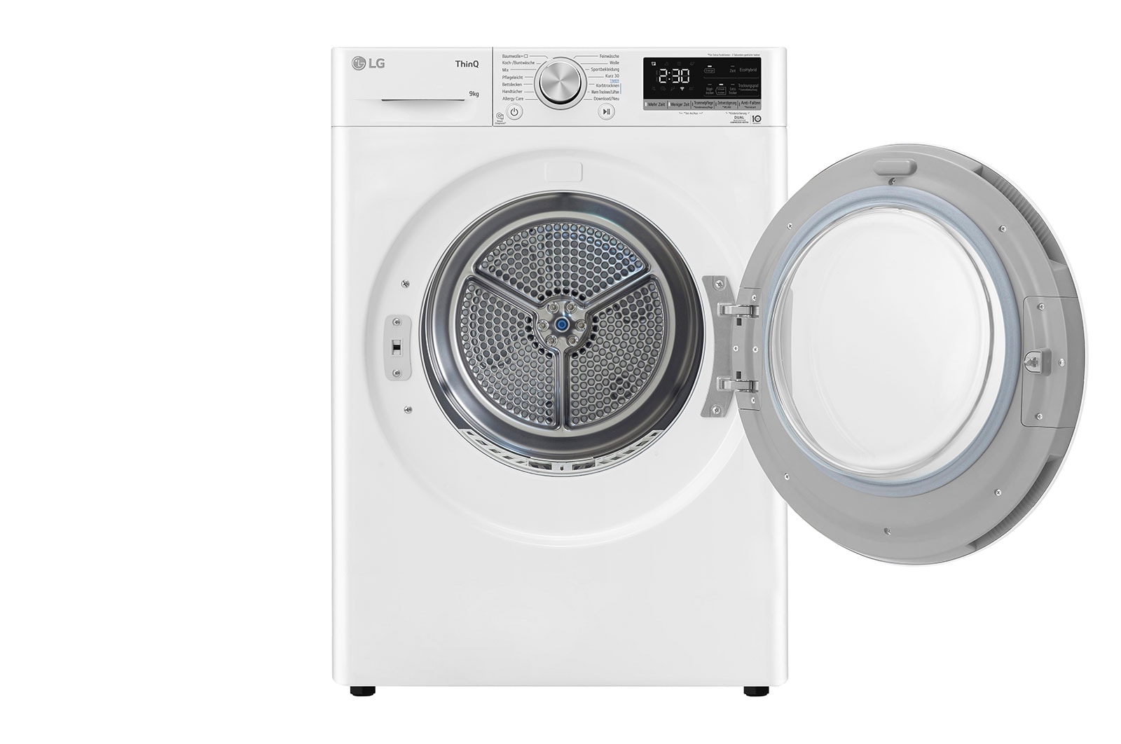 LG Trockner Wei? (A+++, 9 kg) mit Dual Inverter W?rmepumpentechnologie & selbstreinigendem Kondensator I V9R09TC, V9R09TC