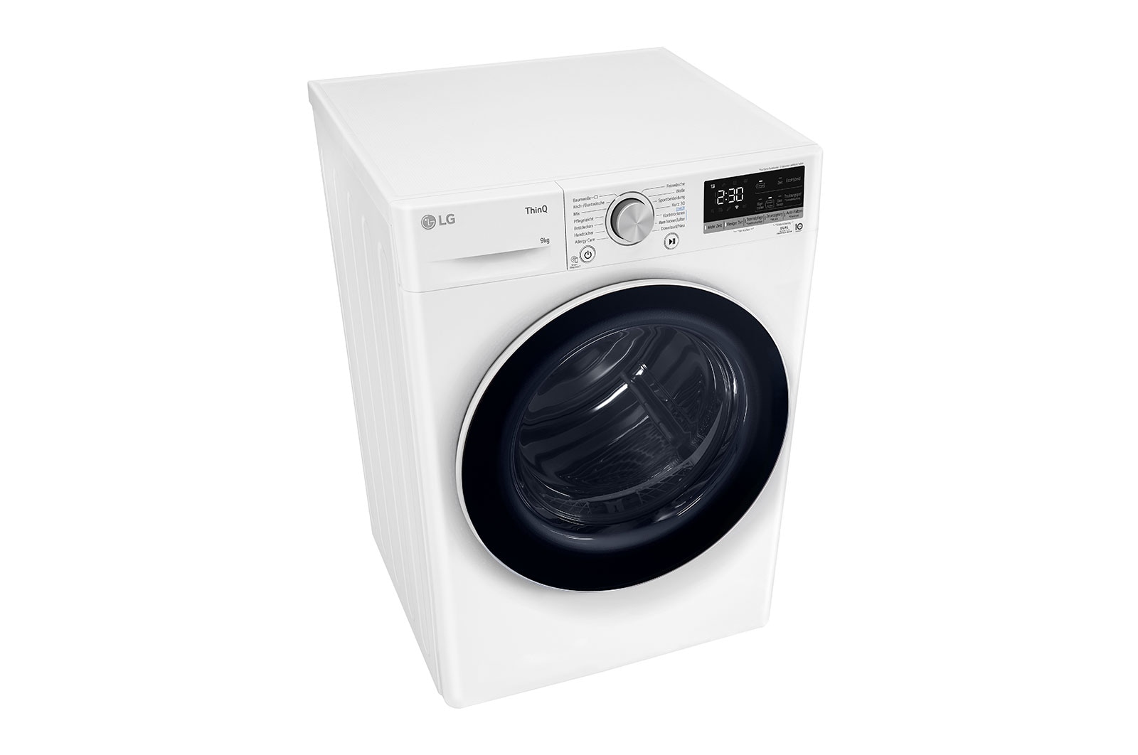 LG Trockner Wei? (A+++, 9 kg) mit Dual Inverter W?rmepumpentechnologie & selbstreinigendem Kondensator I V9R09TC, V9R09TC