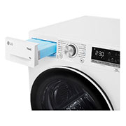 LG Trockner Wei? (A+++, 9 kg) mit Dual Inverter W?rmepumpentechnologie & selbstreinigendem Kondensator I V9R09TC, V9R09TC