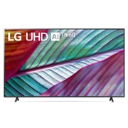 Eine Frontansicht des LG UHD TV