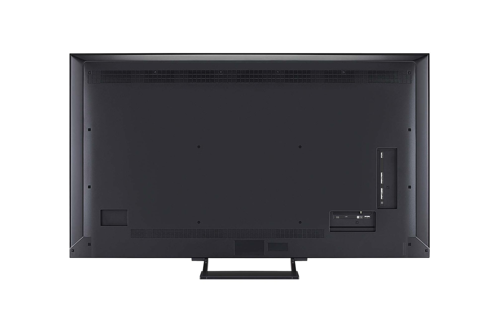 Rückansicht des LG QNED evo TV