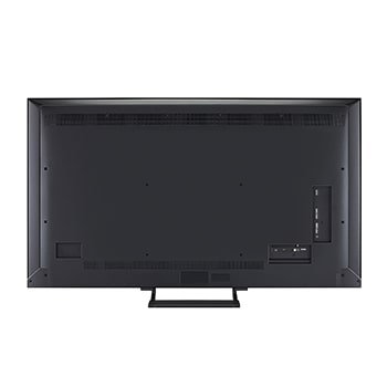 Rückansicht des LG QNED evo TV