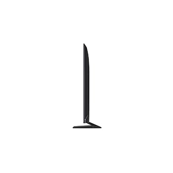 Seitenansicht von links des LG QNED evo TV 