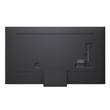 Rückansicht des LG QNED evo TV