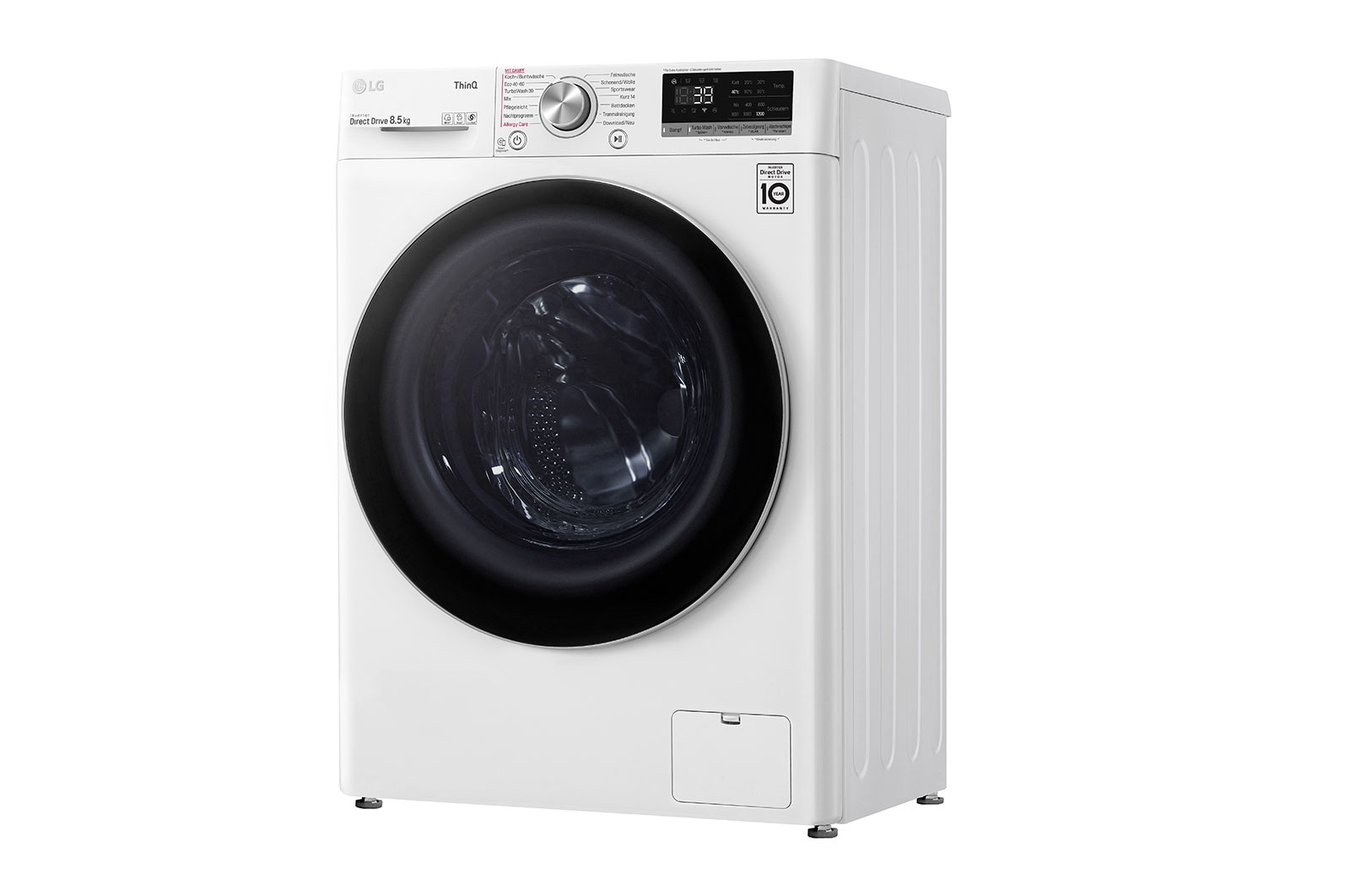 LG Waschmaschine SLIM (8,5 kg, 1.170 U./Min., EEK A) mit AI DD?, Steam & TurboWash?360° | F2V7SLIM8E, F2V7SLIM8E