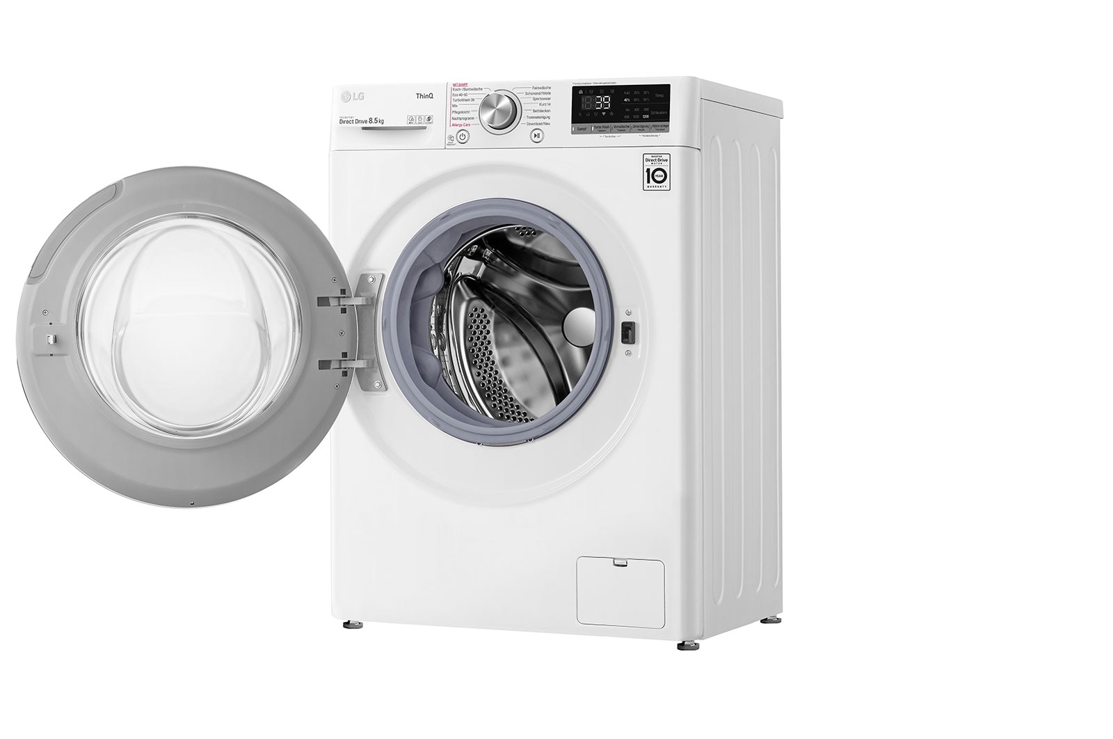 LG Waschmaschine SLIM (8,5 kg, 1.170 U./Min., EEK A) mit AI DD?, Steam & TurboWash?360° | F2V7SLIM8E, F2V7SLIM8E