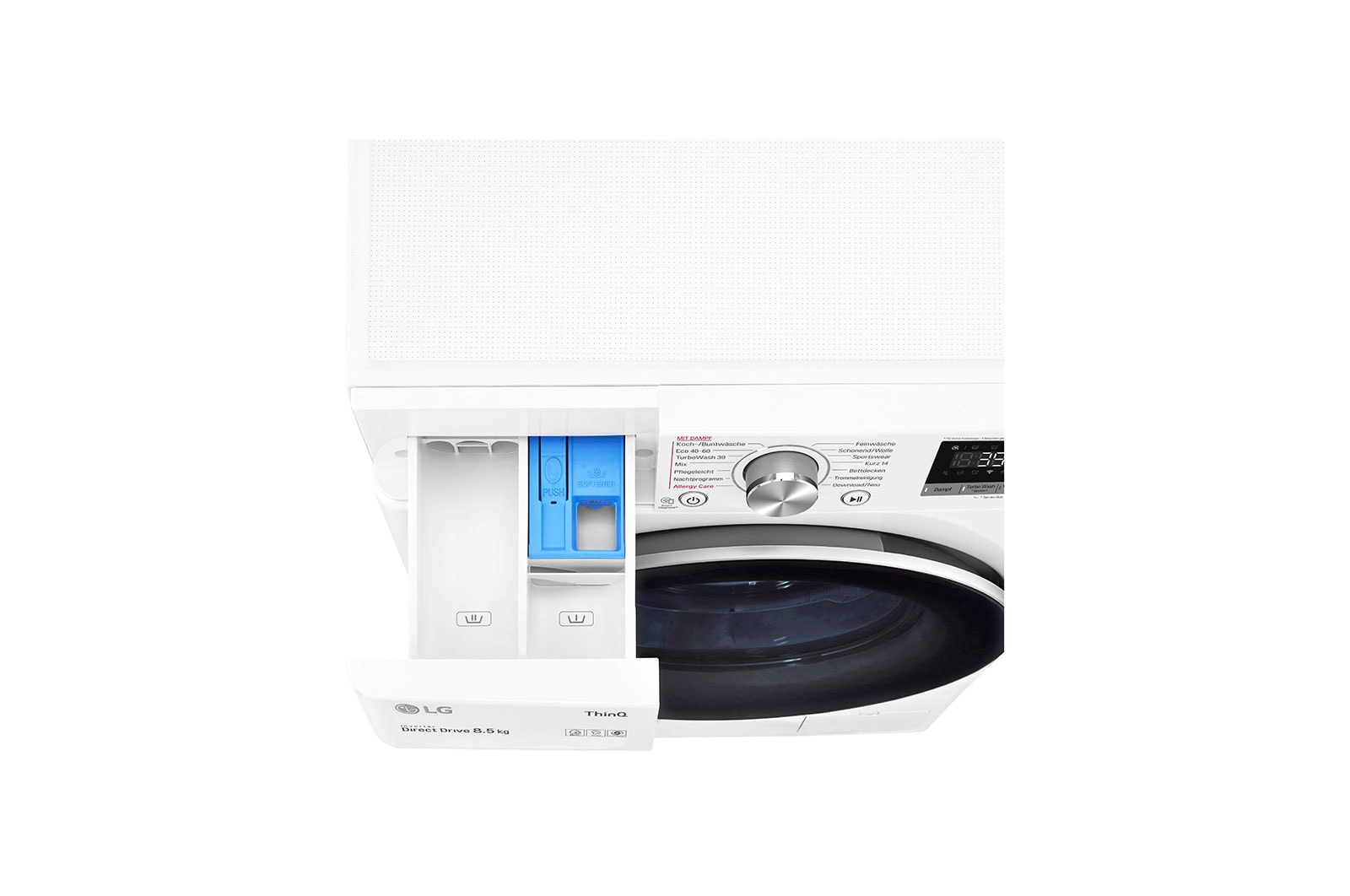 LG Waschmaschine SLIM (8,5 kg, 1.170 U./Min., EEK A) mit AI DD?, Steam & TurboWash?360° | F2V7SLIM8E, F2V7SLIM8E
