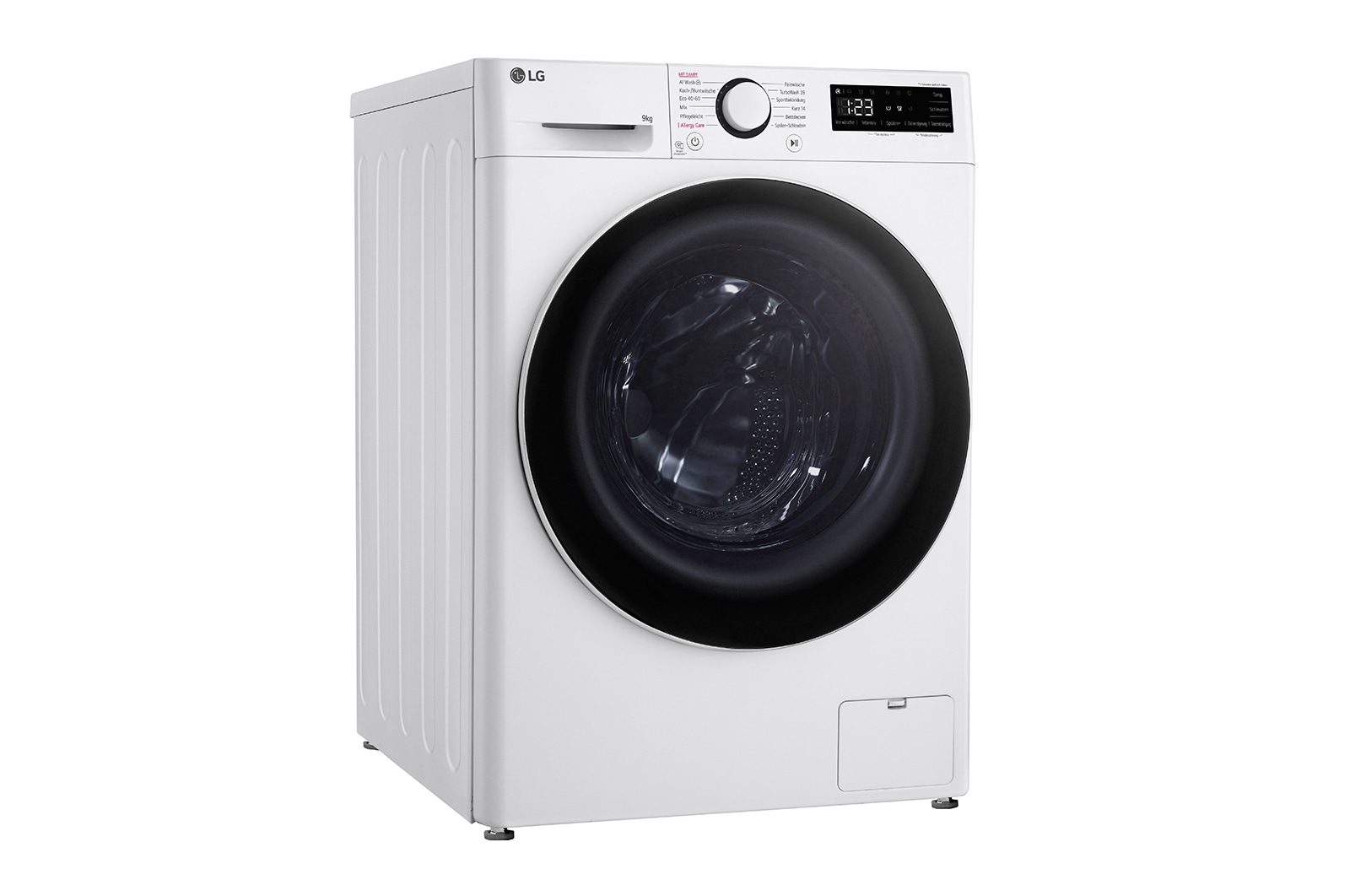 LG Waschmaschine (9 kg, 1.400 U./Min., EEK A -10%*) mit wei?em Bullaugenring | F4WR5090, F4WR5090
