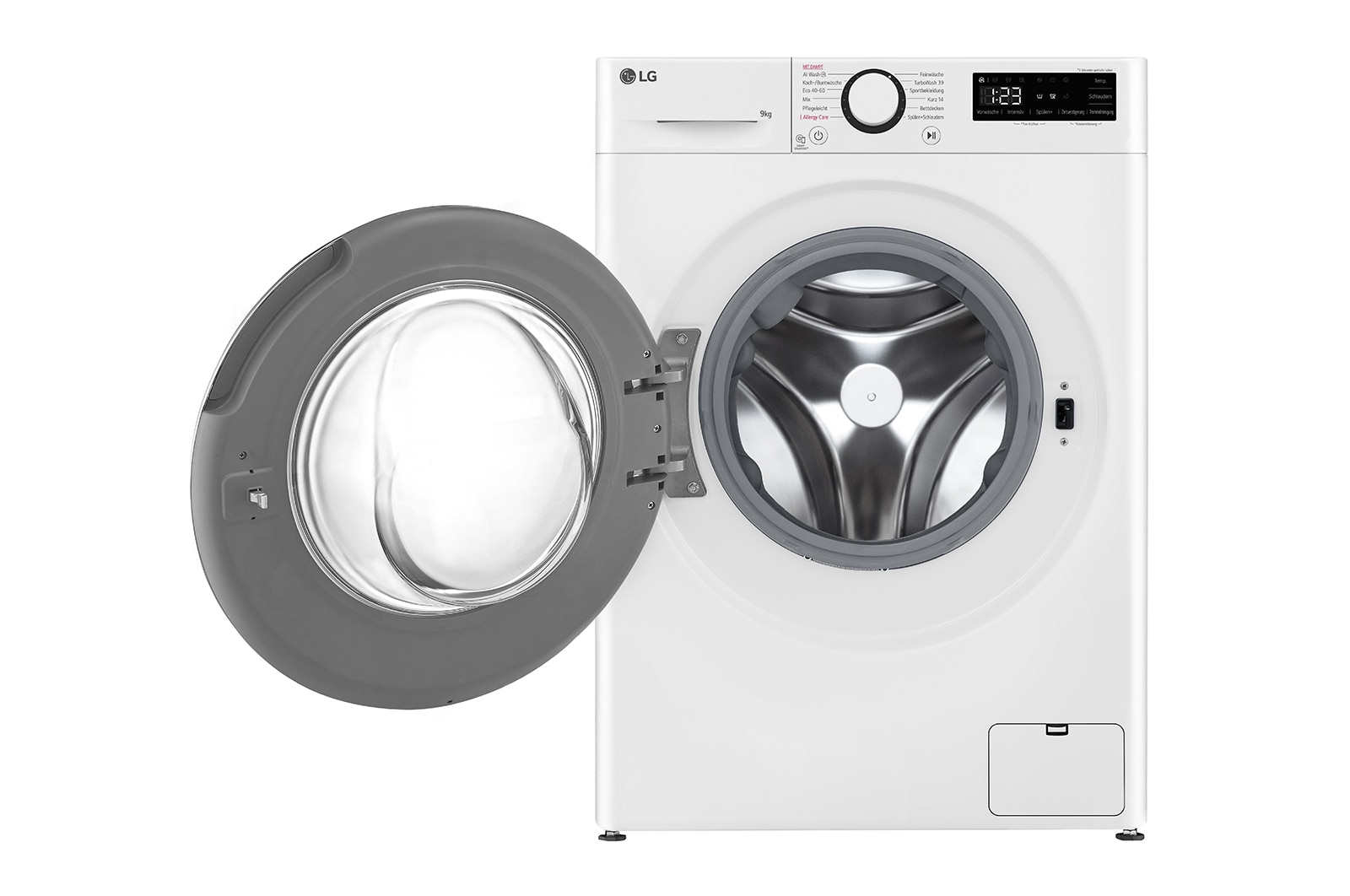 LG Waschmaschine (9 kg, 1.400 U./Min., EEK A -10%*) mit wei?em Bullaugenring | F4WR5090, F4WR5090