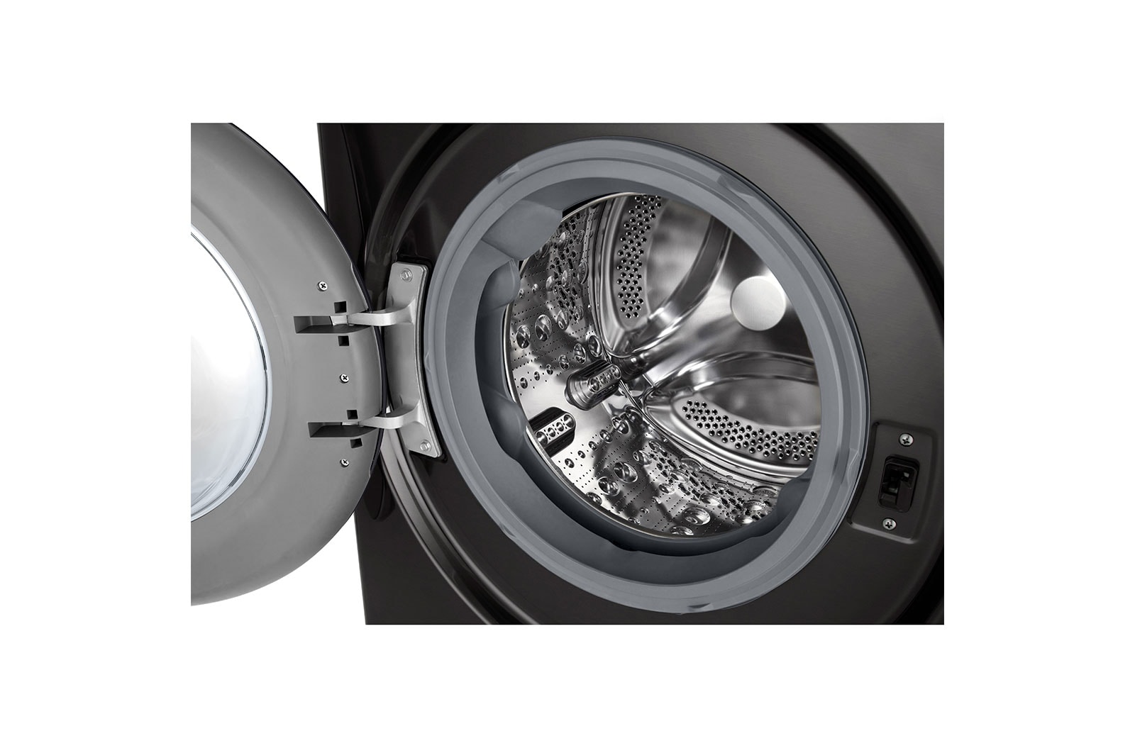 LG Waschmaschine Schwarz (A-10%*, 11 kg, 1.350 U./Min.) mit AI DD? & TurboWash?360° | F4WR701YB, F4WR701YB