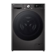 Vorderansicht der 11-kg-Waschmaschine Schwarz mit Energieeffizienzklasse A, F4WR701YB