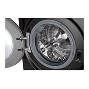 LG Waschmaschine Schwarz (A-10%*, 11 kg, 1.350 U./Min.) mit AI DD? & TurboWash?360° | F4WR701YB, F4WR701YB