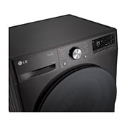 LG Waschmaschine Schwarz (A-10%*, 11 kg, 1.350 U./Min.) mit AI DD? & TurboWash?360° | F4WR701YB, F4WR701YB