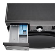 LG Waschmaschine Schwarz (A-10%*, 11 kg, 1.350 U./Min.) mit AI DD? & TurboWash?360° | F4WR701YB, F4WR701YB