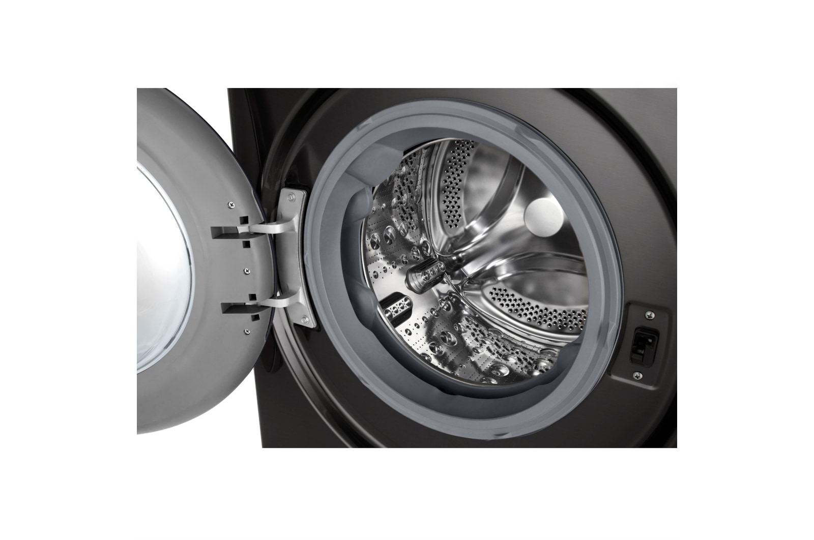 LG Waschmaschine Schwarz (A-20%*, 13 kg, 1.360 U./Min.) mit AI DD? & TurboWash?360° | F4WR703YB, F4WR703YB