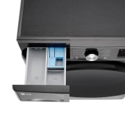 LG Waschmaschine Schwarz (A-20%*, 13 kg, 1.360 U./Min.) mit AI DD? & TurboWash?360° | F4WR703YB, F4WR703YB