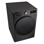 LG Waschmaschine Schwarz (A-20%*, 13 kg, 1.360 U./Min.) mit AI DD? & TurboWash?360° | F4WR703YB, F4WR703YB