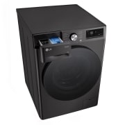 LG Waschmaschine Schwarz (A-20%*, 13 kg, 1.360 U./Min.) mit AI DD? & TurboWash?360° | F4WR703YB, F4WR703YB