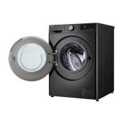 LG Waschmaschine Schwarz (A-20%*, 13 kg, 1.360 U./Min.) mit AI DD? & TurboWash?360° | F4WR703YB, F4WR703YB
