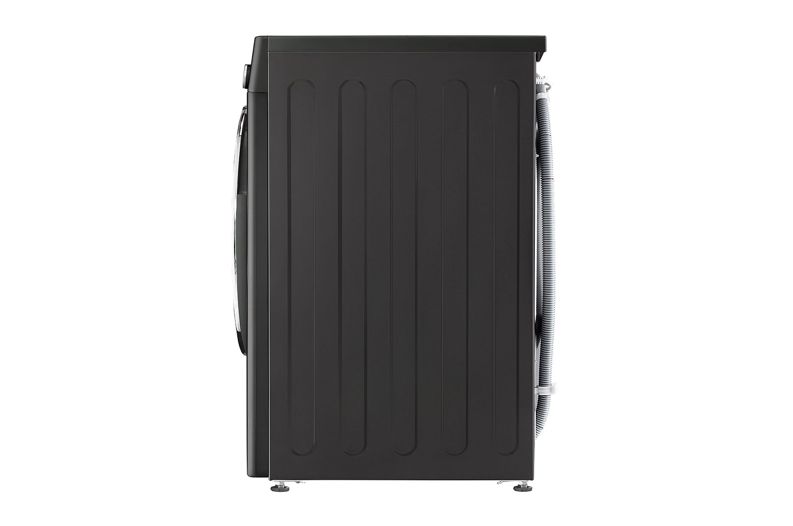 LG Waschmaschine Metallic Black Steel (A, 8 kg, 1.360 U./Min.) mit AI DD? & TurboWash?360° | F4WV708P2BA, F4WV708P2BA