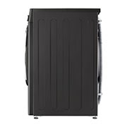 LG Waschmaschine Metallic Black Steel (A, 8 kg, 1.360 U./Min.) mit AI DD? & TurboWash?360° | F4WV708P2BA, F4WV708P2BA