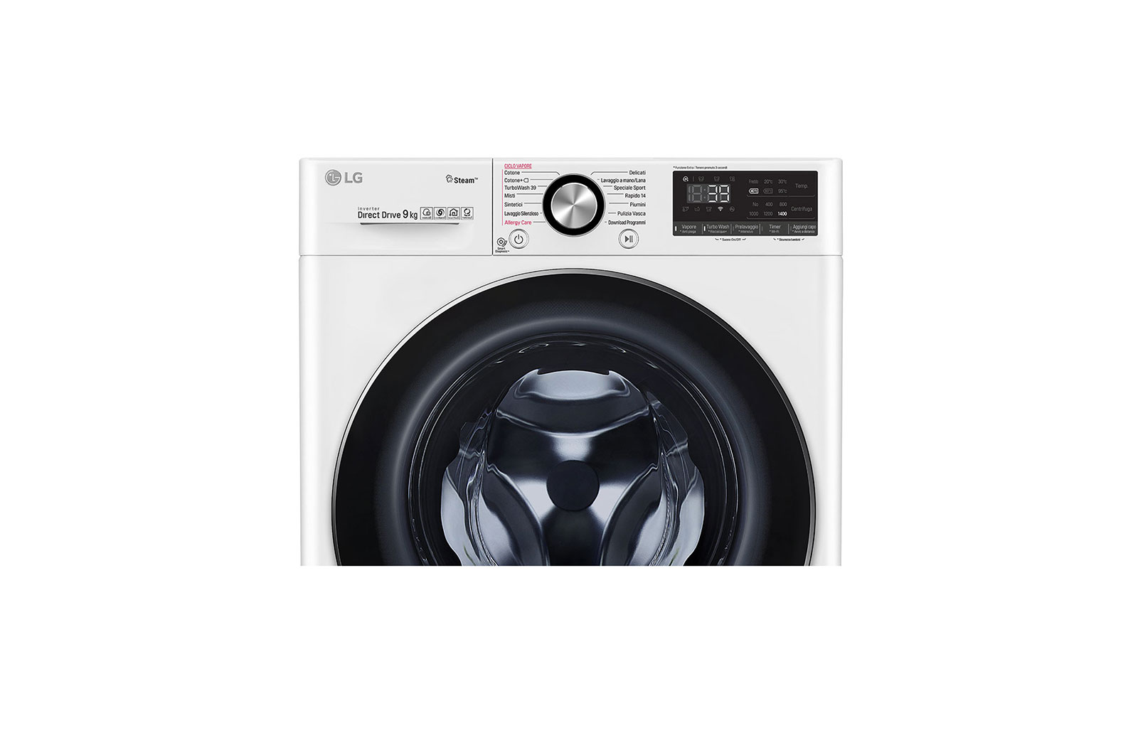 LG Waschmaschine | 9 kg | AI DD? | Steam+? | TurboWash?360°      , F4WV909P2