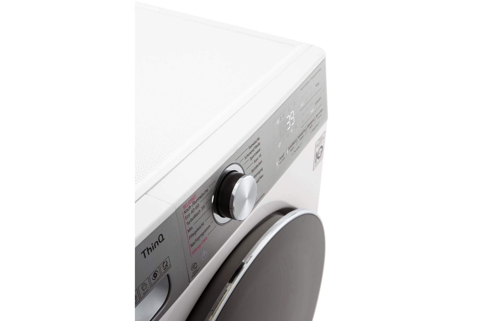LG Waschmaschine mit AI DD?  | 12 kg | Energieeffizienzklasse A | 1.400 U./Min. | AI DD?  | Steam | TurboWash? 360° | W?sche nachlegen | Neue Wohlfühl-Trommel | ThinQ?, F4WV912P2