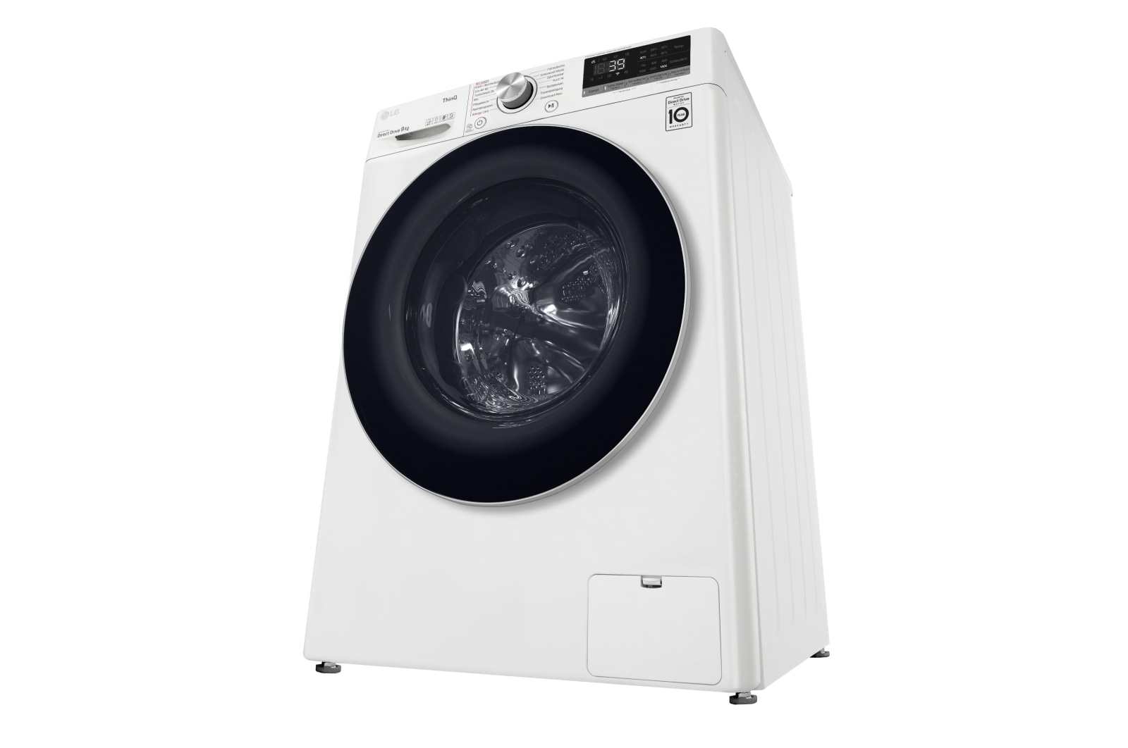 LG Waschmaschine Wei? (A, 9 kg, 1.560 U./Min.) mit AI DD? & TurboWash?360° | F6WV709P1, F6WV709P1