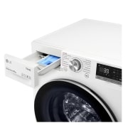 LG Waschmaschine Wei? (A, 9 kg, 1.560 U./Min.) mit AI DD? & TurboWash?360° | F6WV709P1, F6WV709P1