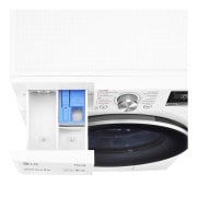 LG Waschmaschine Wei? (A, 9 kg, 1.560 U./Min.) mit AI DD? & TurboWash?360° | F6WV709P1, F6WV709P1