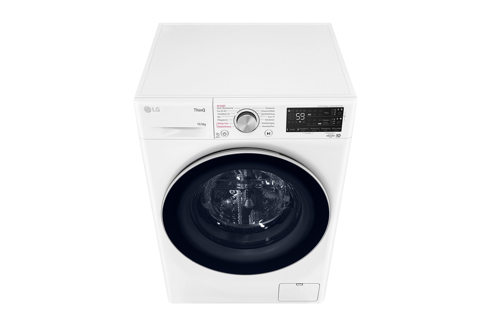 LG Waschmaschine mit 10,5 kg Kapazit?t | Energieeffizienzklasse A | 1.400 U./Min. | Wei? | F4WV75X1, F4WV75X1