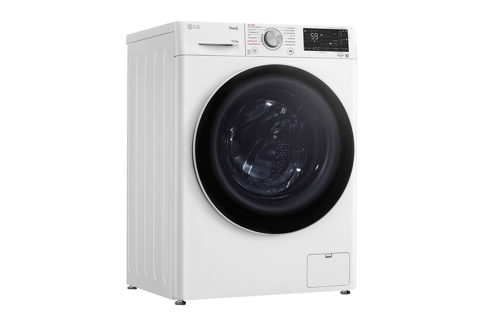 LG Waschmaschine mit 10,5 kg Kapazit?t | Energieeffizienzklasse A | 1.400 U./Min. | Wei? | F4WV75X1, F4WV75X1