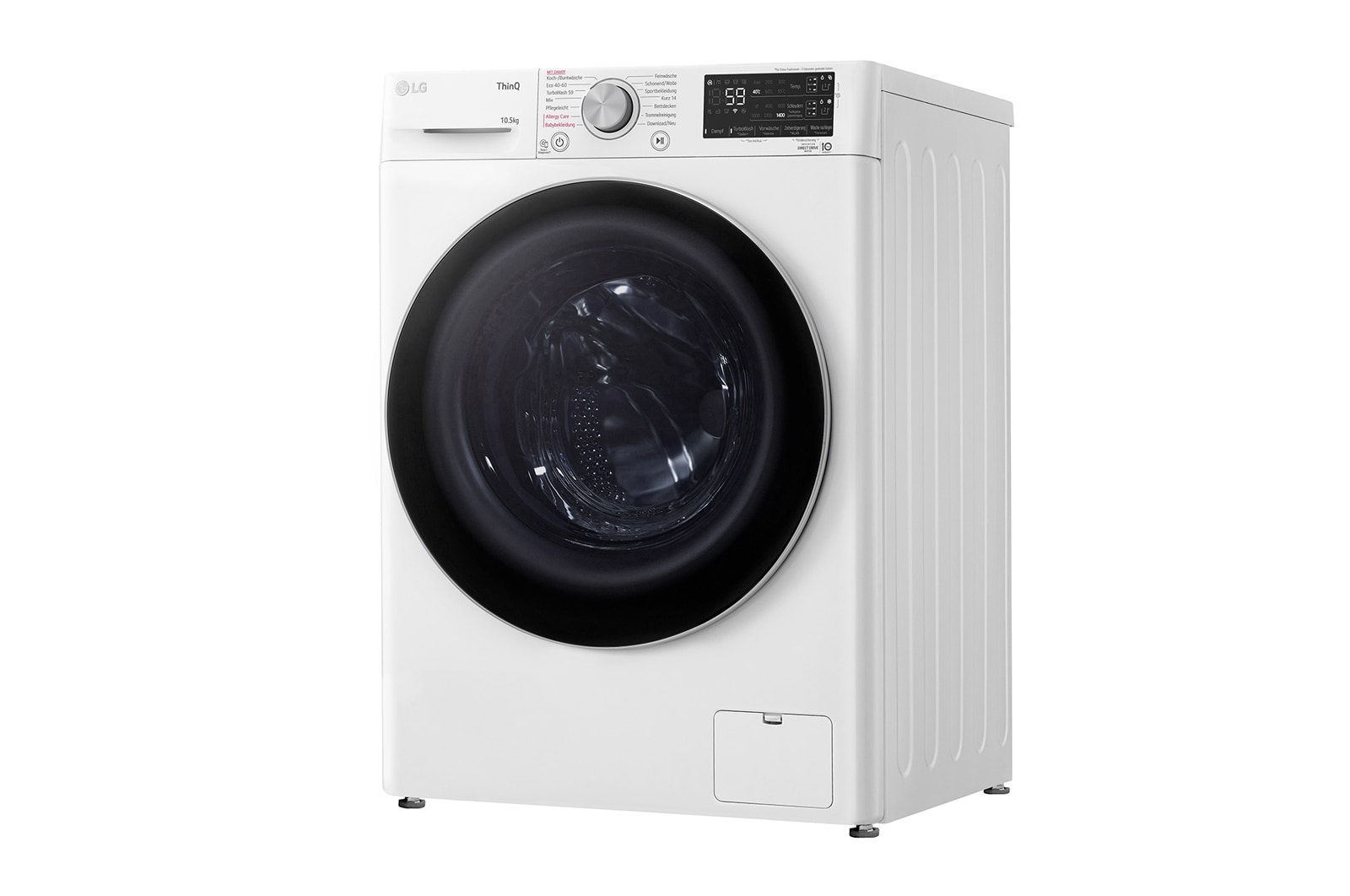 LG Waschmaschine mit 10,5 kg Kapazit?t | Energieeffizienzklasse A | 1.400 U./Min. | Wei? | F4WV75X1, F4WV75X1