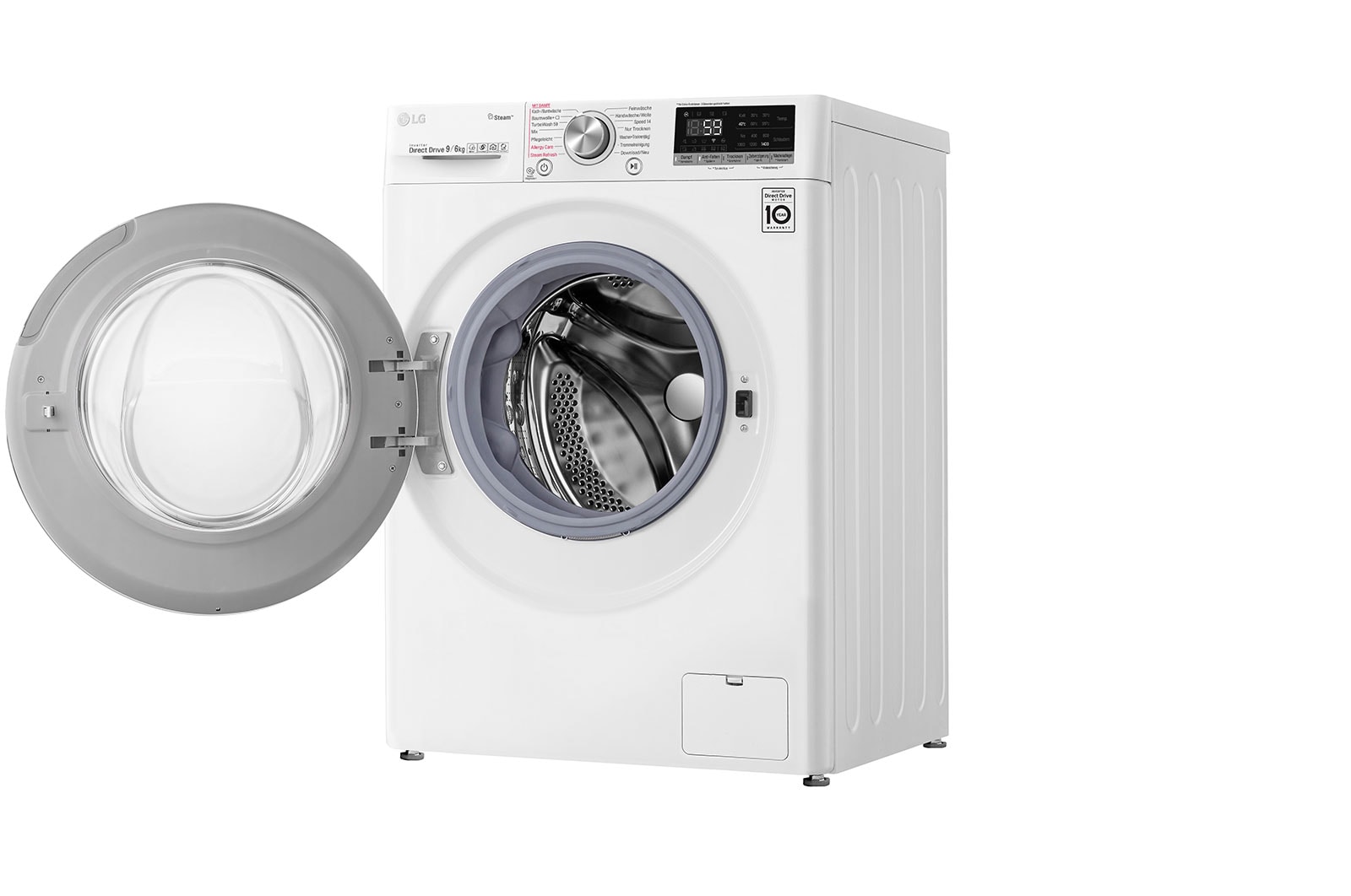 LG Waschtrockner | 9 kg Waschen/ 6 kg Trocknen |  AI DD? | Steam+? | TurboWash? , V7WD906